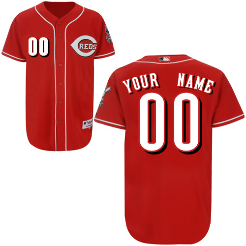 Customized Youth MLB jersey-Cincinnati Reds Authentic Red Baseball Jersey